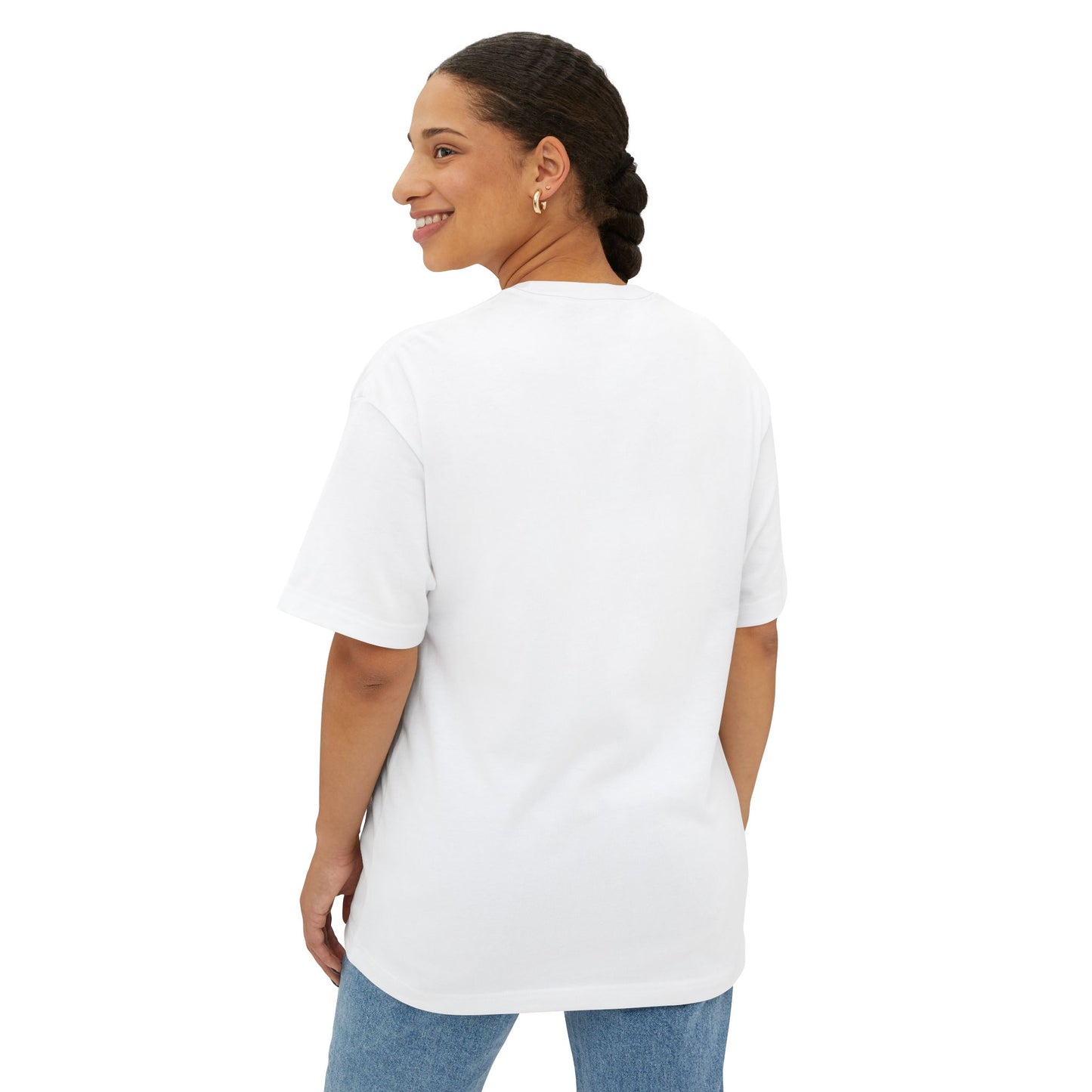 Chic Graphic Tee, Unisex Boxy T-Shirt for Casual Style