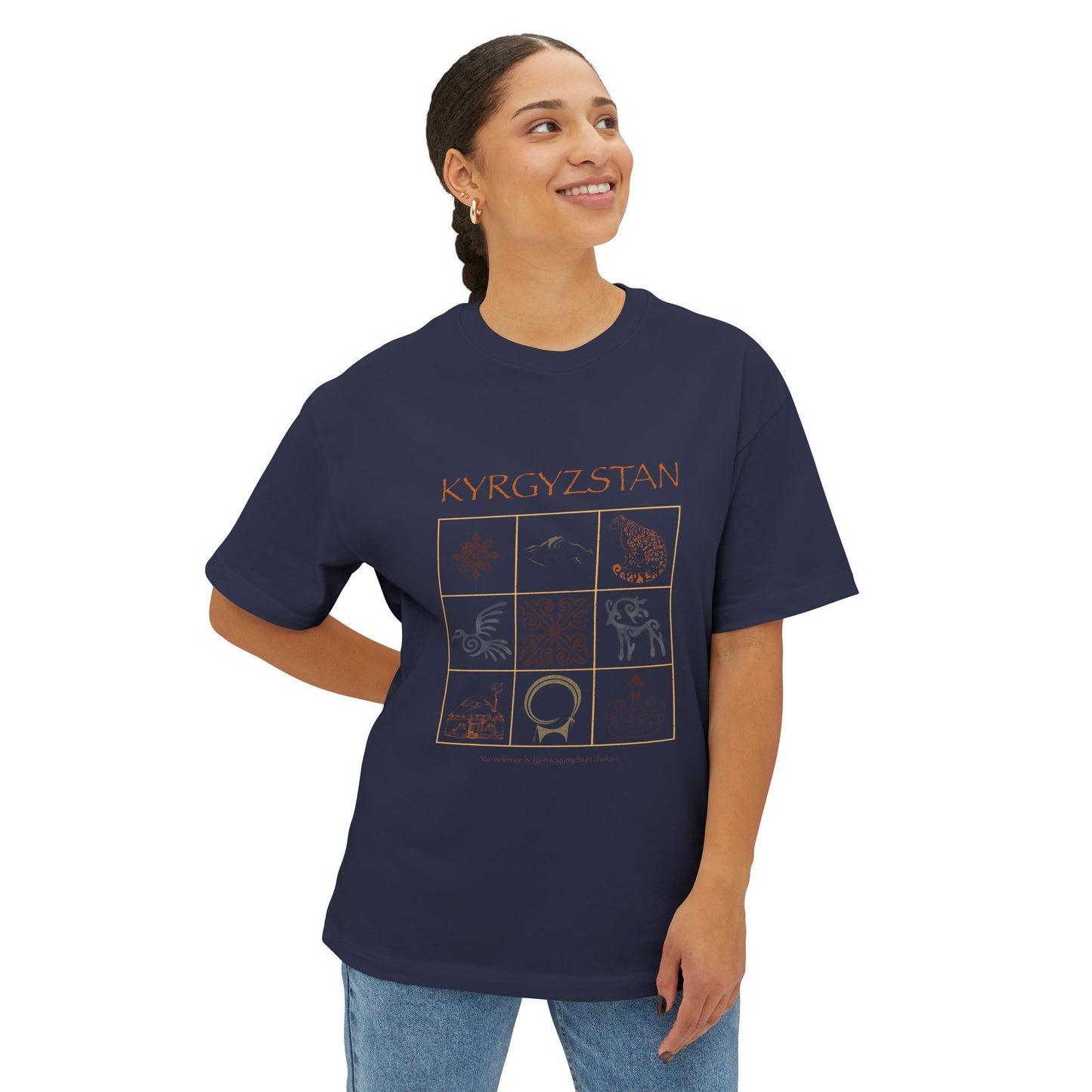 Chic Graphic Tee, Unisex Boxy T-Shirt for Casual Style