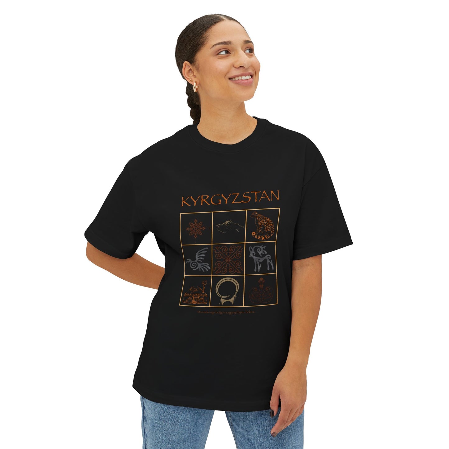 Chic Graphic Tee, Unisex Boxy T-Shirt for Casual Style