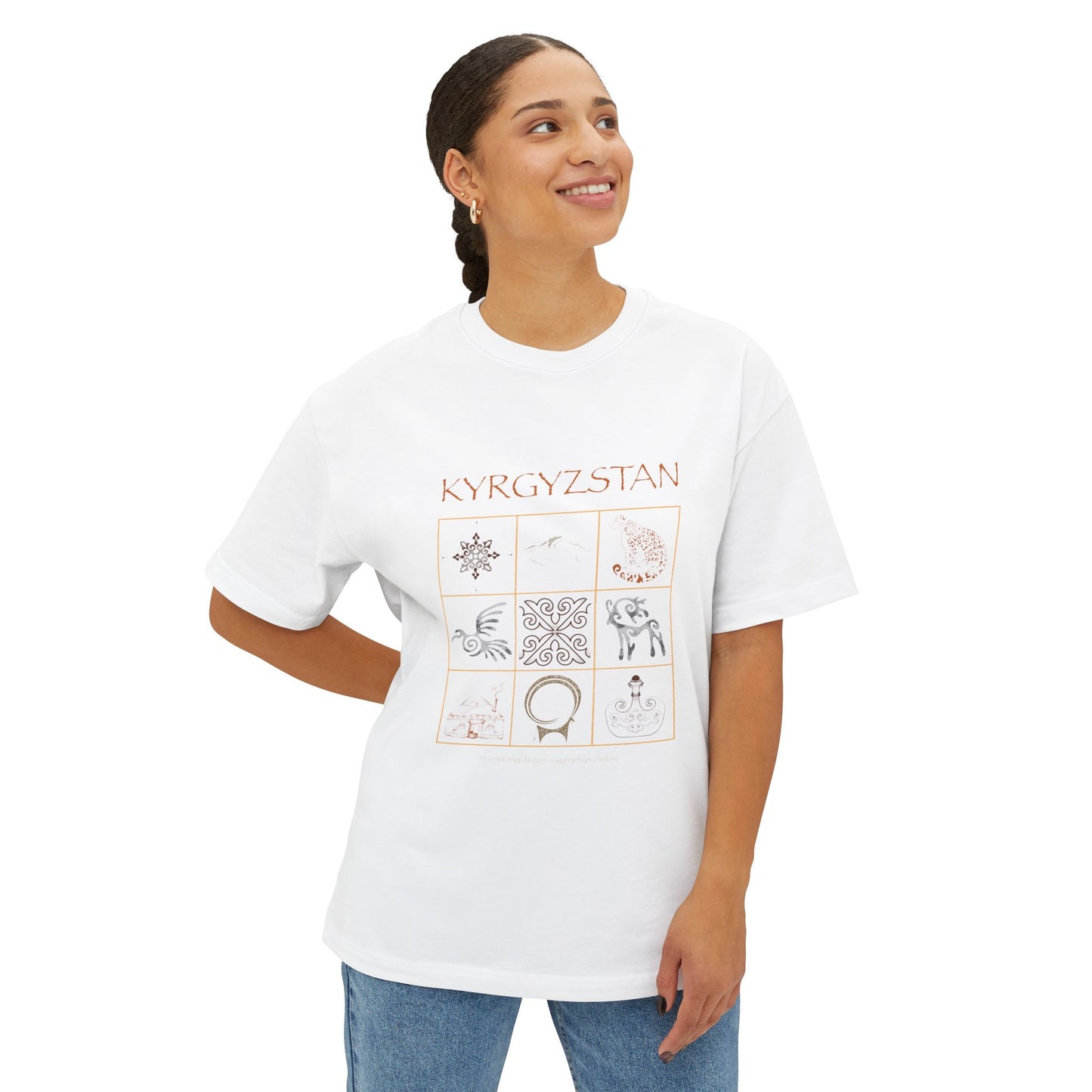Chic Graphic Tee, Unisex Boxy T-Shirt for Casual Style