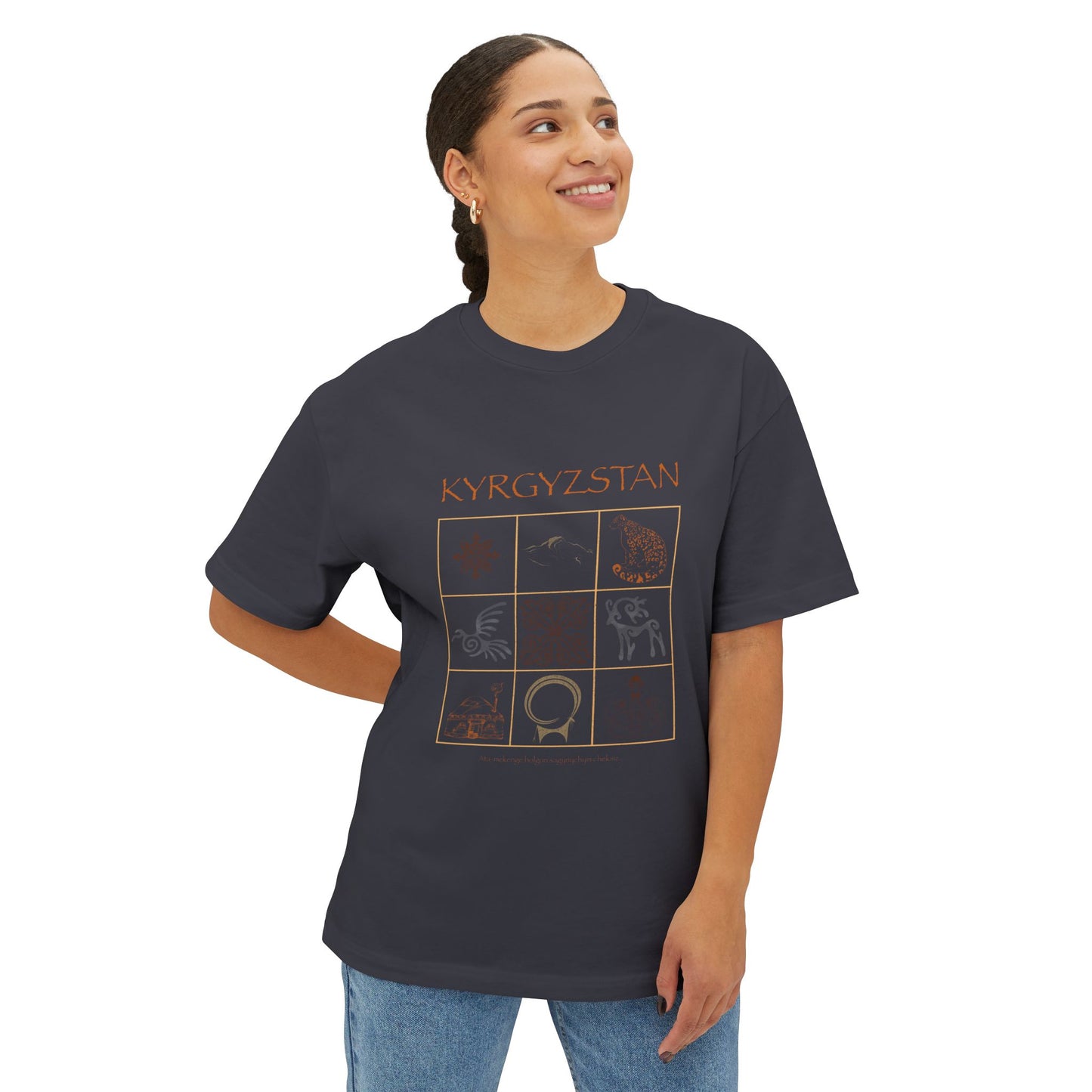 Chic Graphic Tee, Unisex Boxy T-Shirt for Casual Style