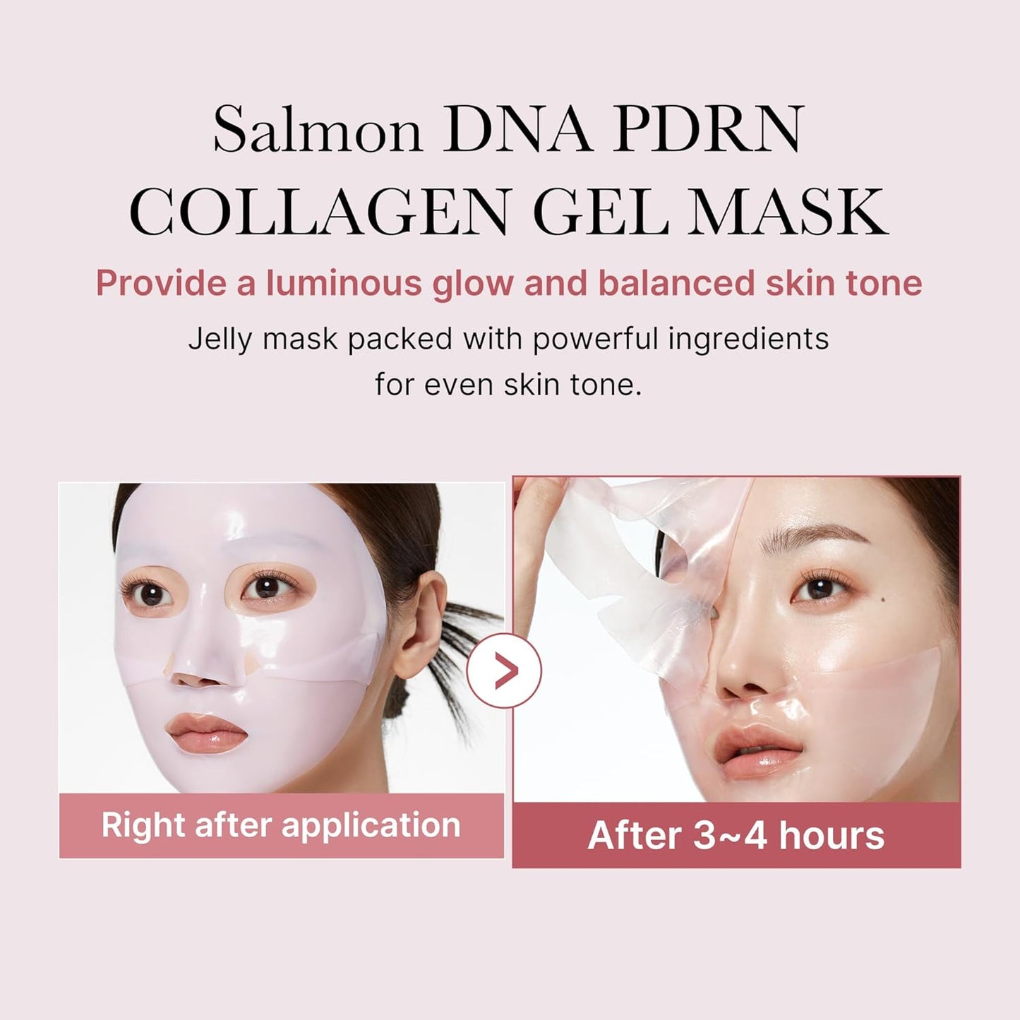 Collagen Lifting Gel Mask, Korean Anti-Aging Care (2pcs)