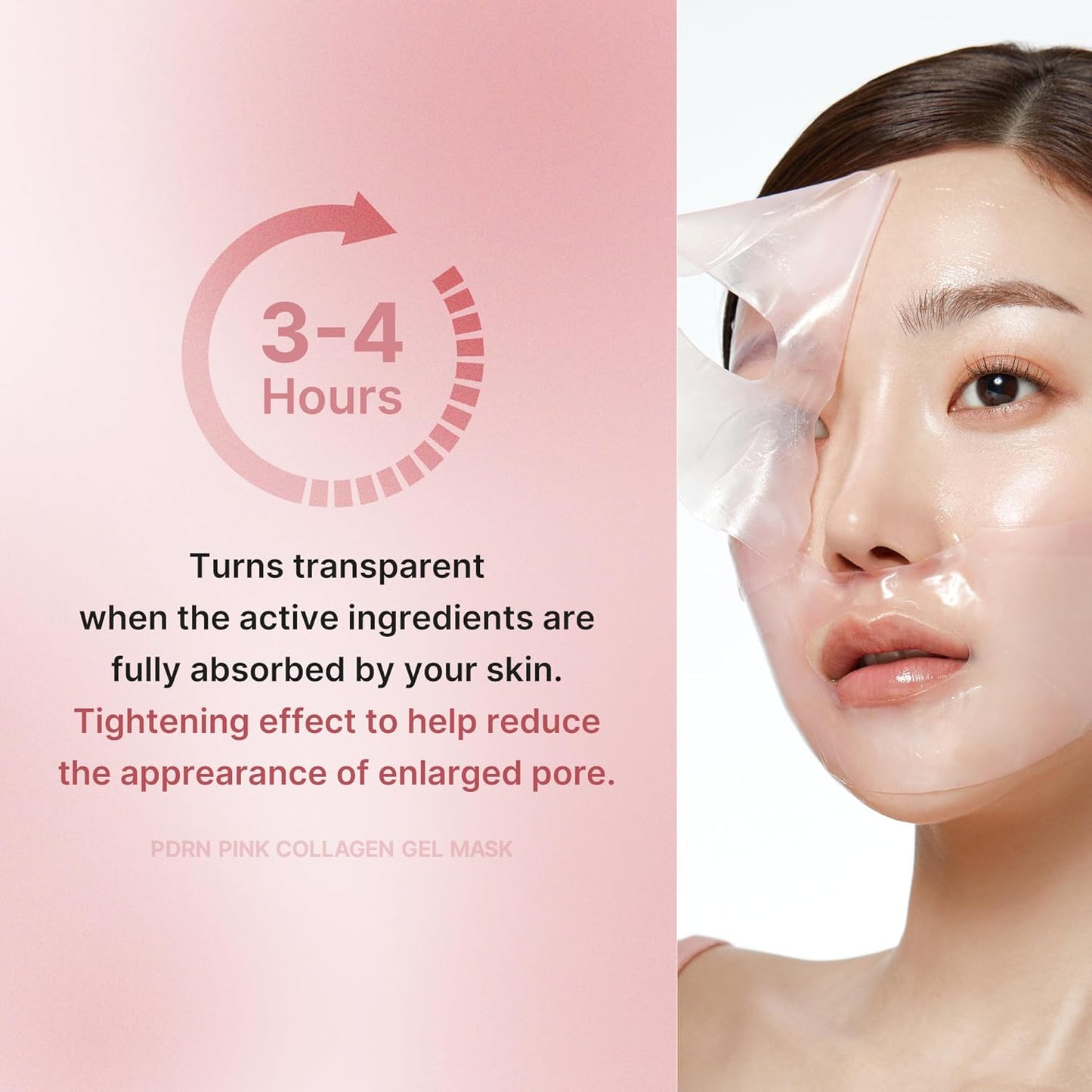 Collagen Lifting Gel Mask, Korean Anti-Aging Care (2pcs)